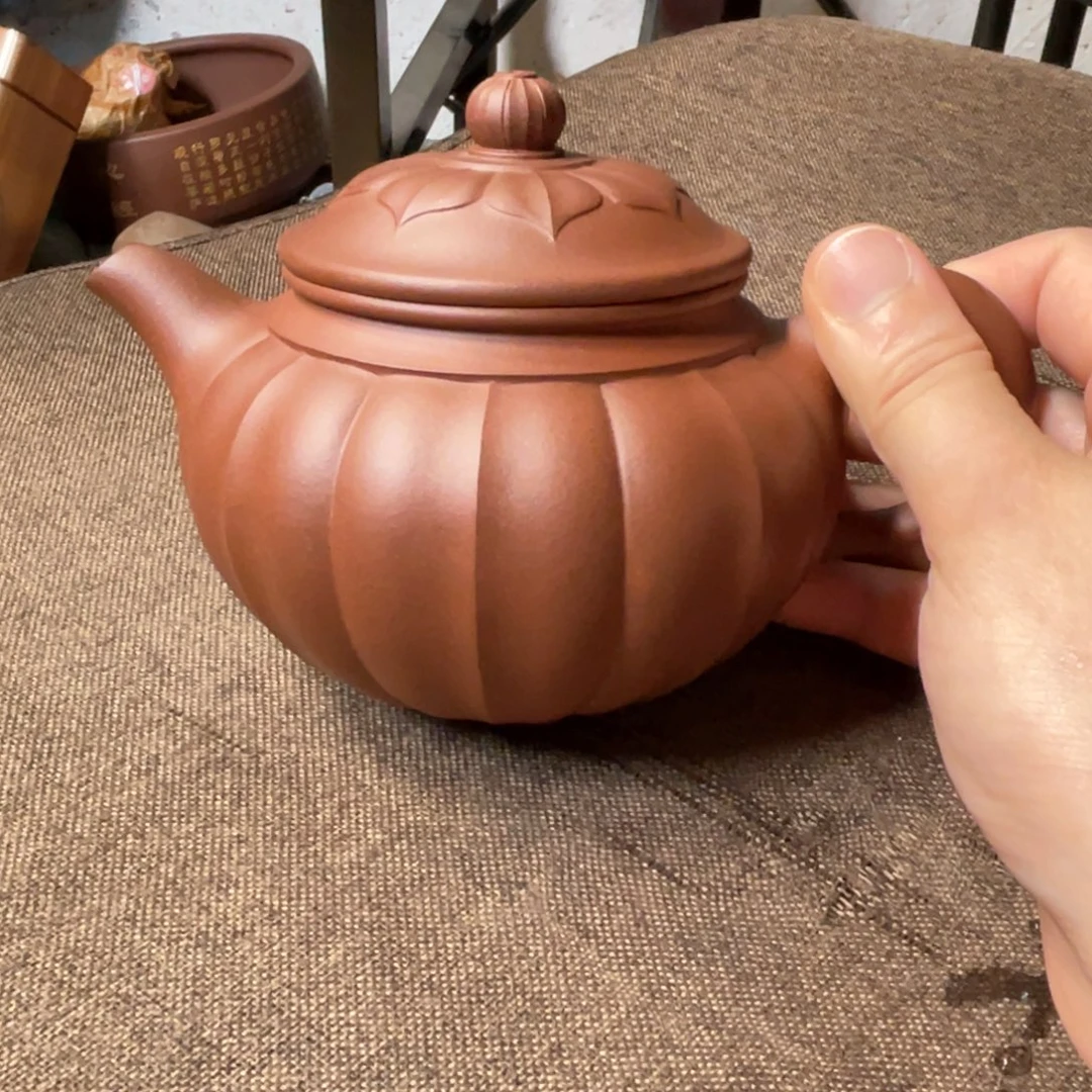 樽***月茶壶紫砂宜兴原矿紫砂手工制350