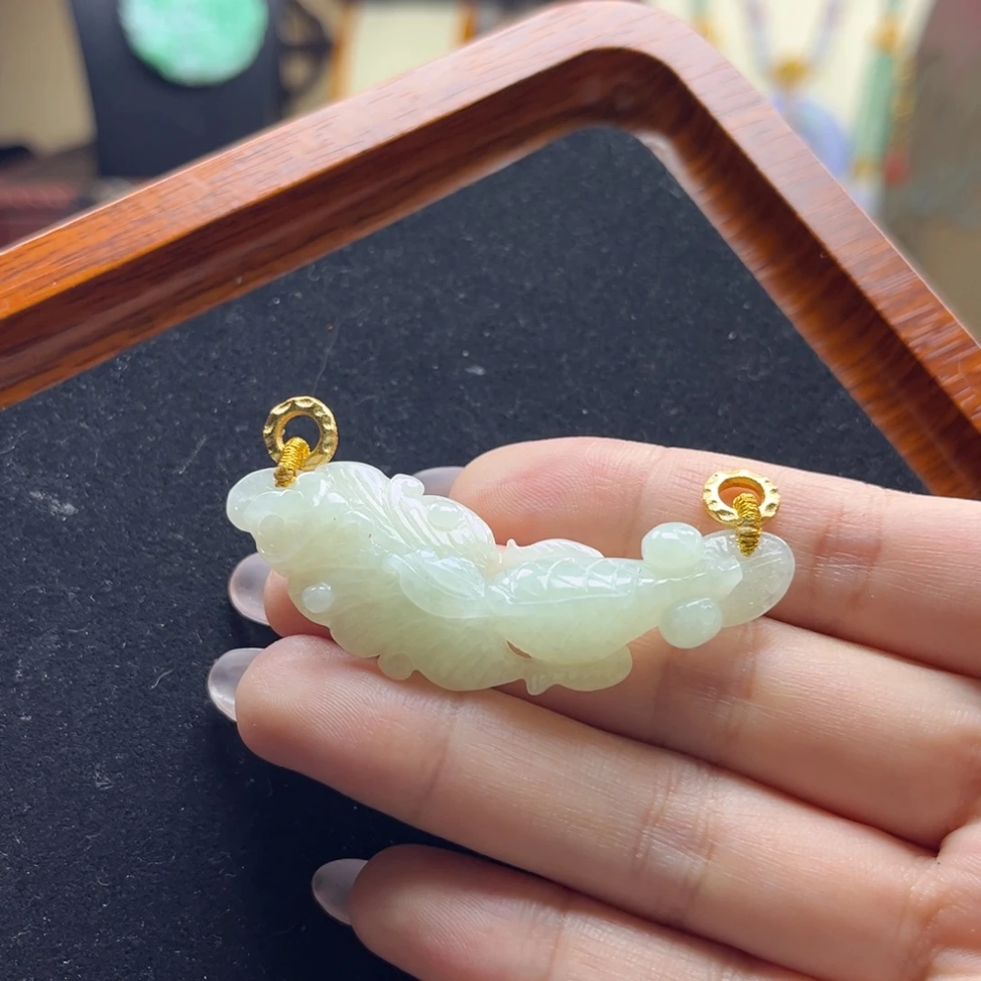 颈饰未镶嵌翡翠锦鲤