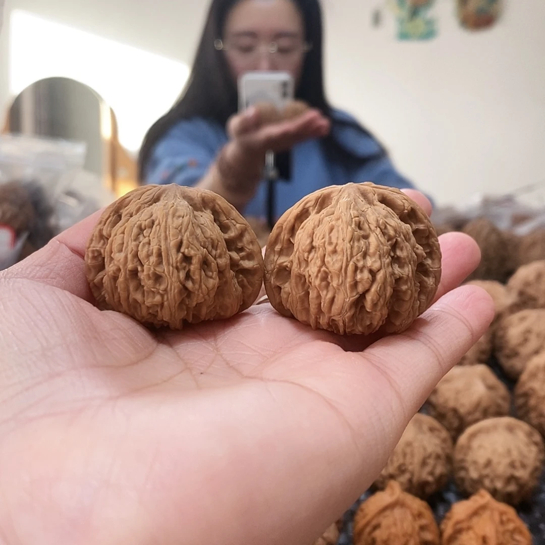 桃核吊坠 密纹 38