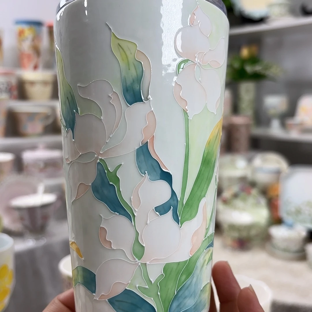 手绘创意高温釉下彩陶瓷