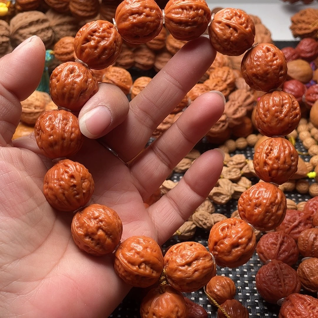 文玩核桃手串粗筋
