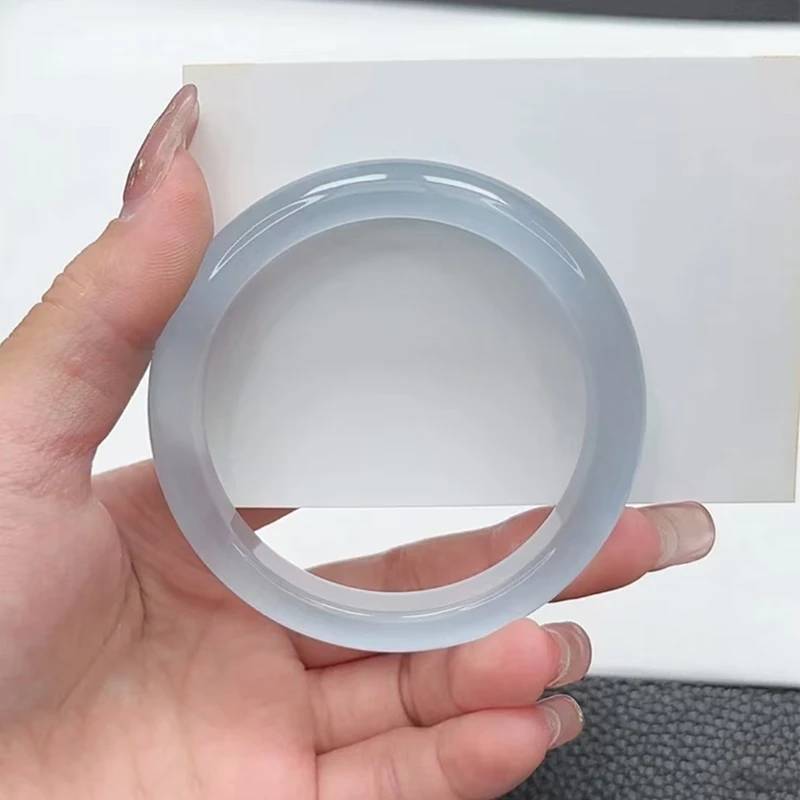 手镯 冰冰蓝手镯气质经典显白宽条 52mm-64mmBX