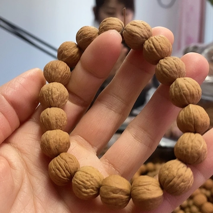 把件文玩核桃猴头铁锤手串