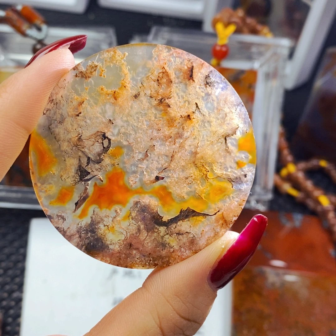 玛瑙/玉髓颈饰未镶嵌R*114