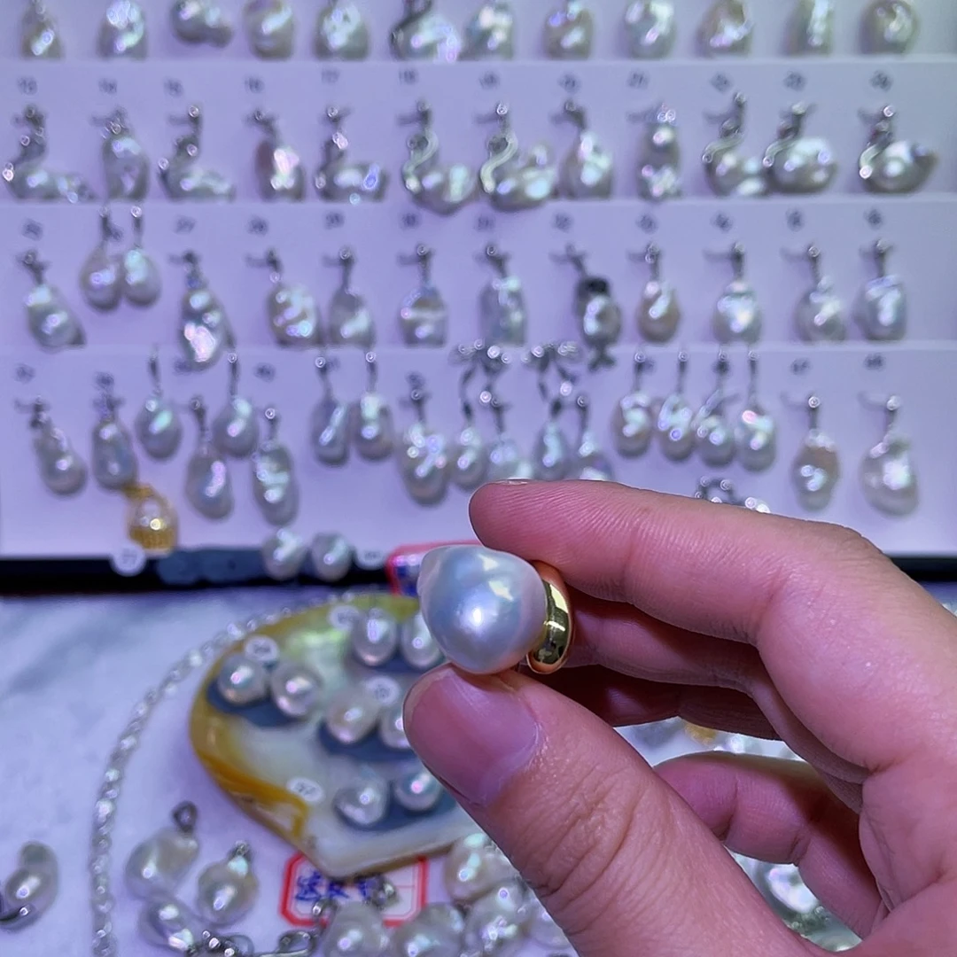 合金淡水珍珠巴洛克珍珠首饰