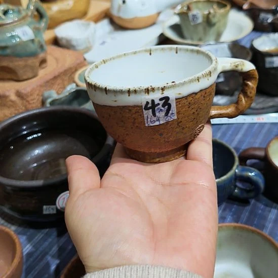 瓷孝木窑手工制作咖啡杯