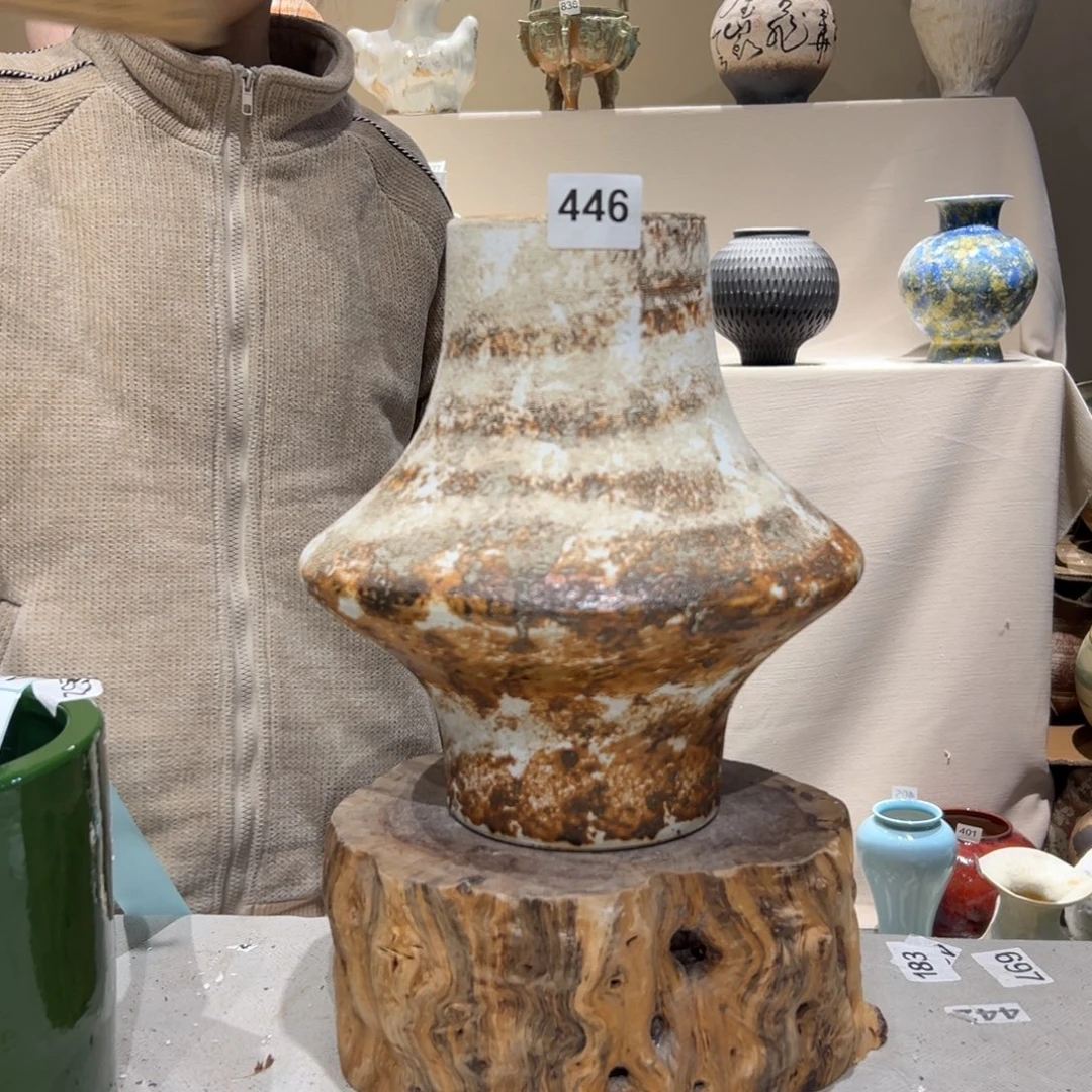 景德镇高温陶瓷446花瓶摆件花瓶摆件