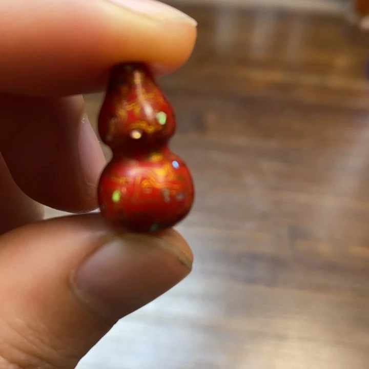 大漆工艺品其他红金葫芦