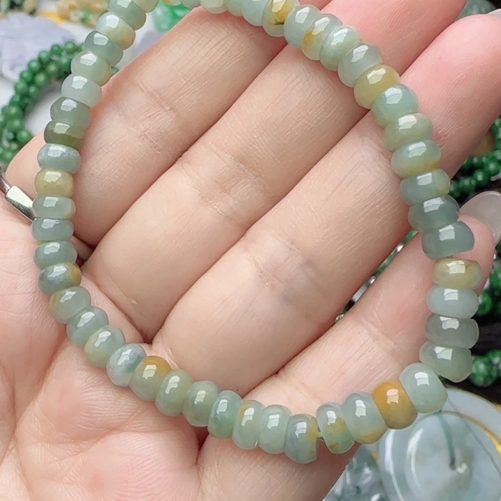 翡翠未镶嵌颈饰天然翡翠A货497