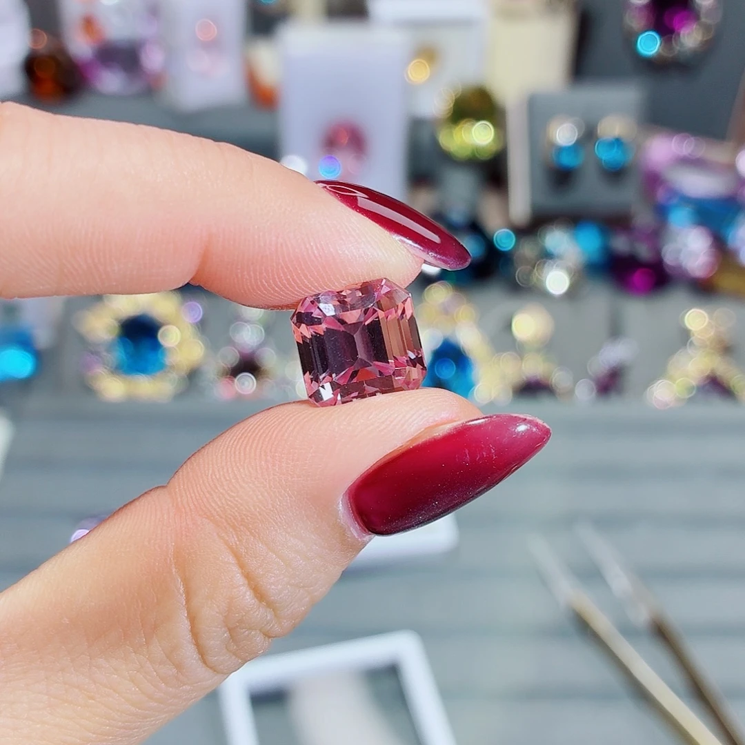 用***9裸石锂辉石未镶嵌裸石