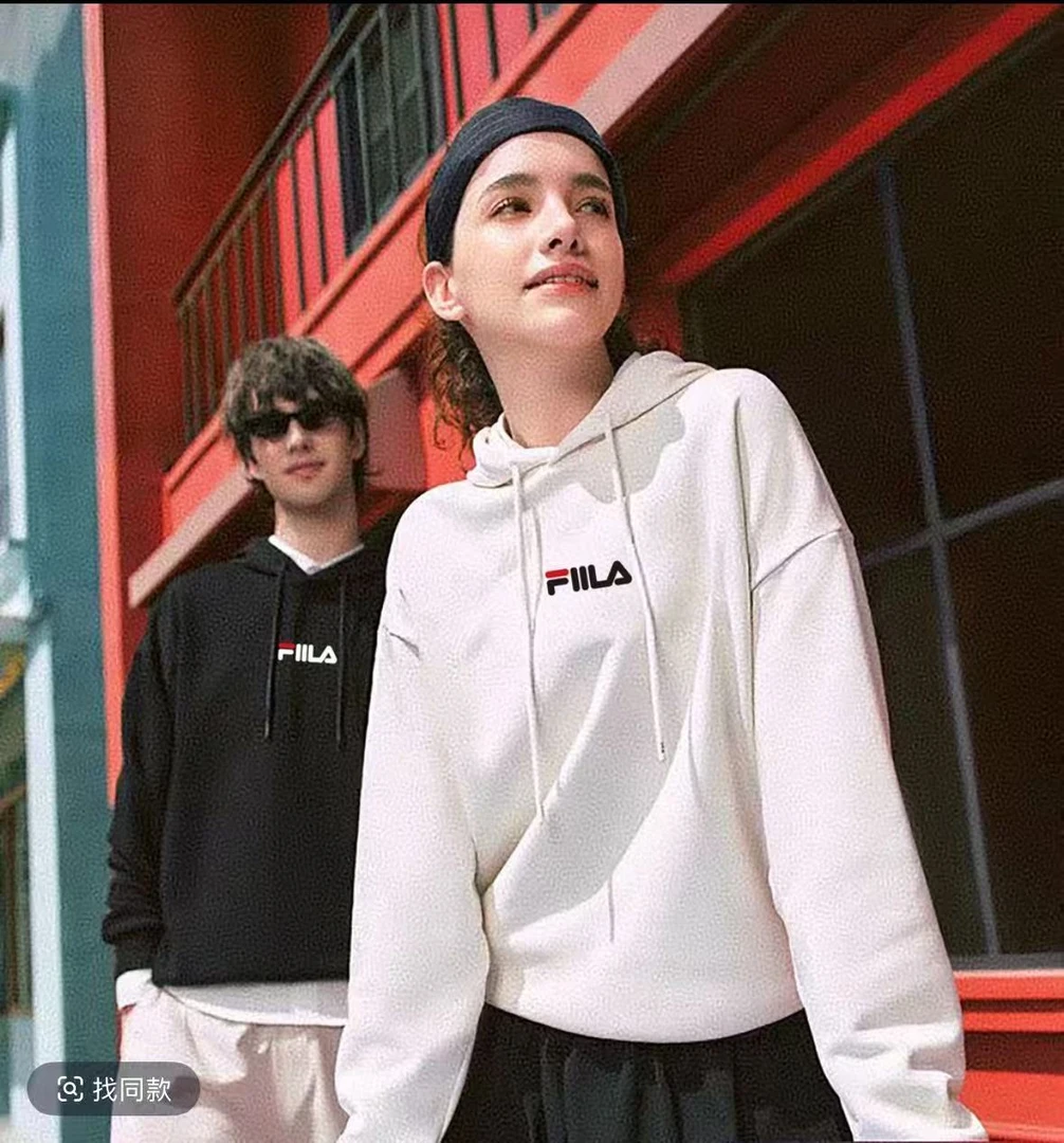 秋冬帽衫透气宽松长袖帽衫卫衣百搭经典休闲-F-S