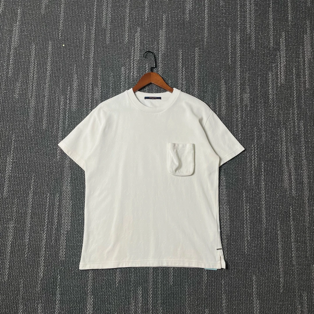 99新 LouisVuitton/路易威登 3D口袋三花满印短袖/尺码L/6636