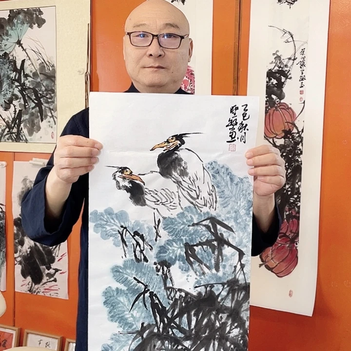 国画张圣敏先生纯手绘作品