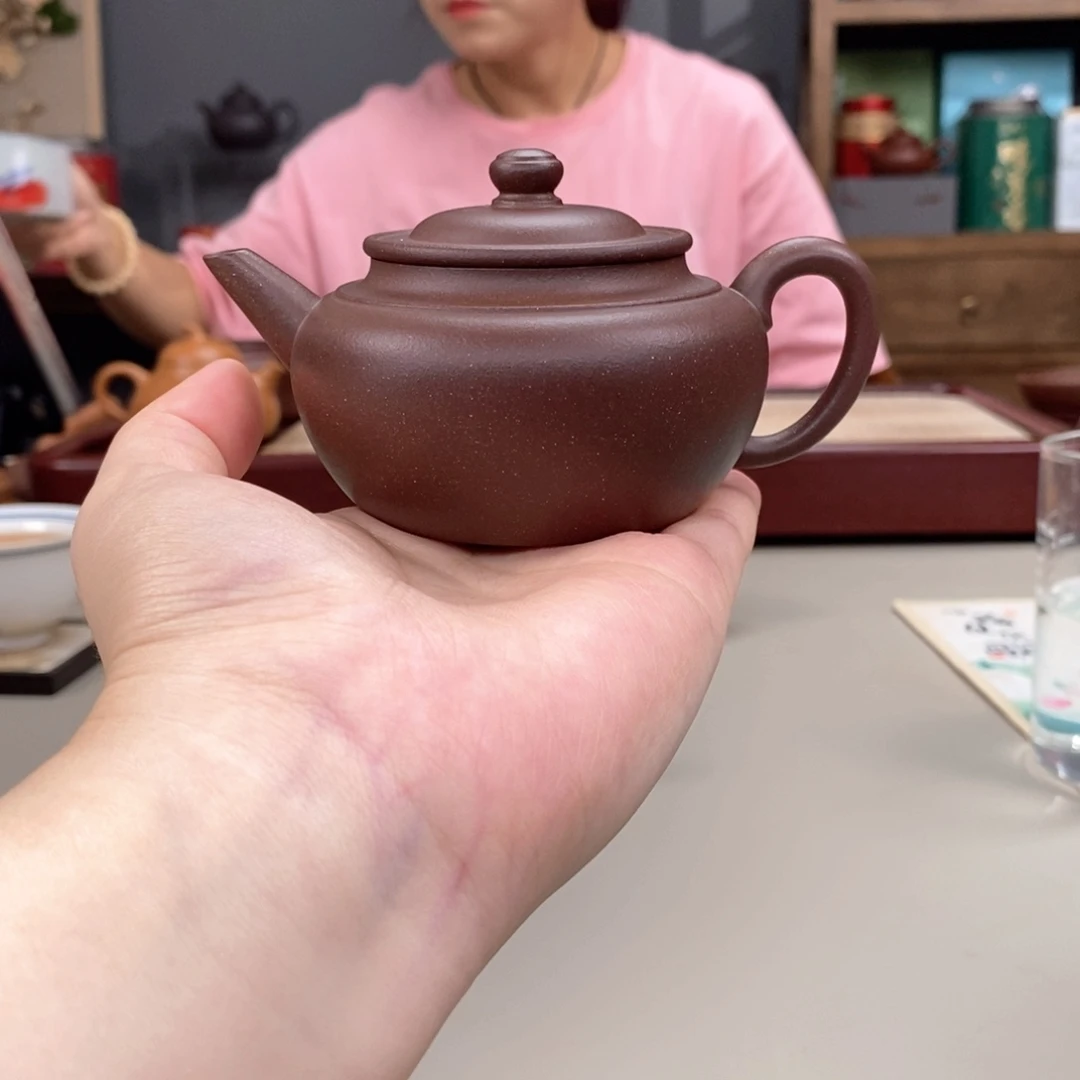 茶壶紫砂44号链接 天青上腰线140cc
