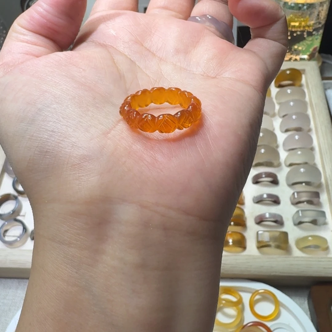 合金戒指玛瑙/玉髓815港15