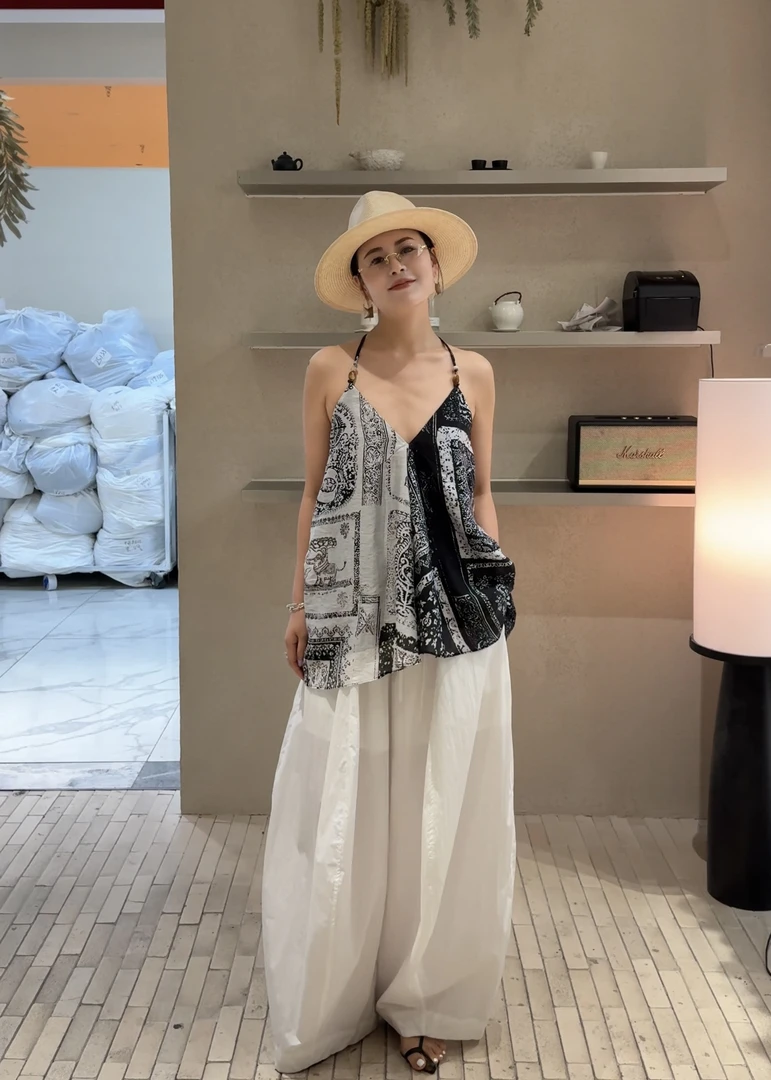 薄款气球裤！松紧腰宽松百搭休闲裤（MF3149-1#）M.FIVE