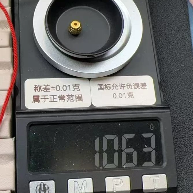 W足金黄金纯金饕餮纹配件