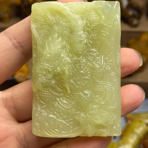 蛇纹石玉未镶嵌颈饰29