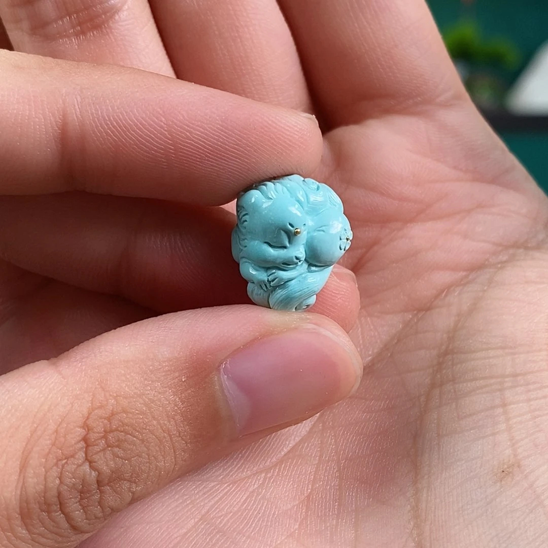 绿松石珠宝奇石未镶嵌