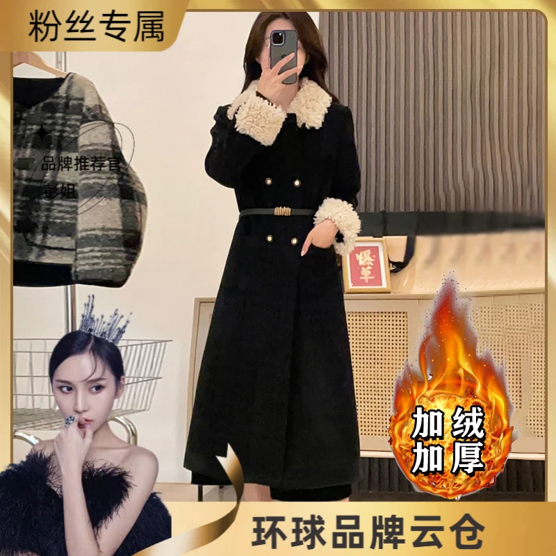 【加绒加厚】法式赫本风小香风连衣裙高级感显瘦高端气质6402