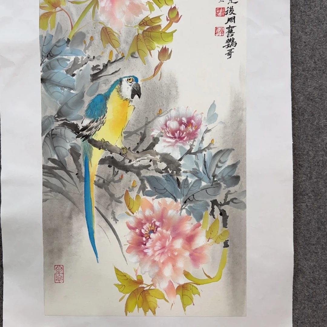 国画吴新春老师手绘作品