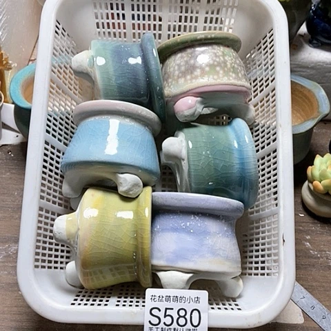 紫砂花盆580微瑕品口径6厘米左右的时间