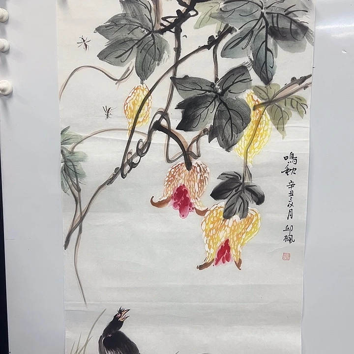 国画花鸟画作品手绘