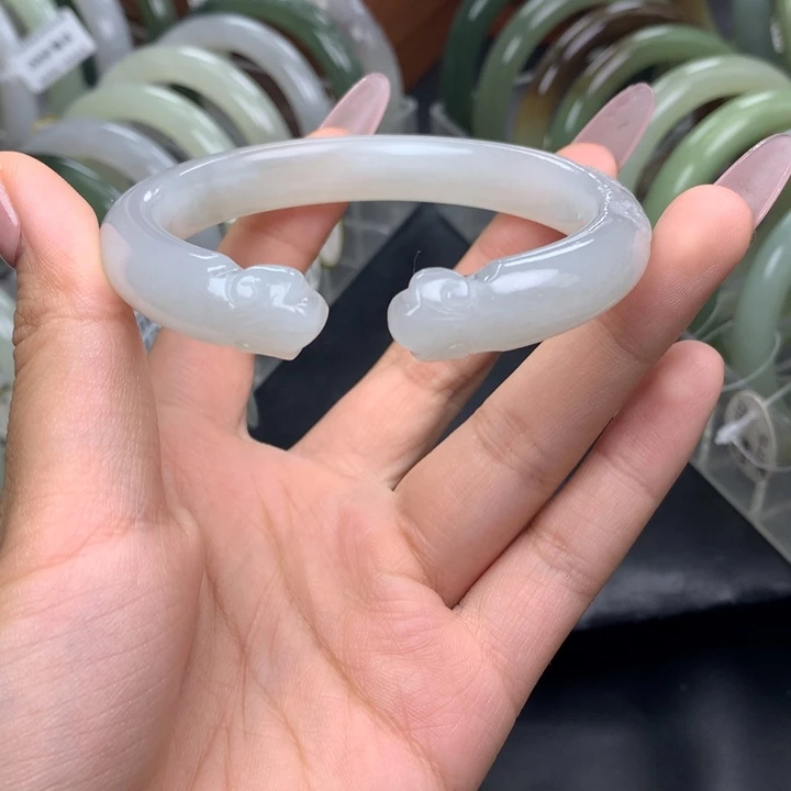 未镶嵌手镯和田玉61圈口