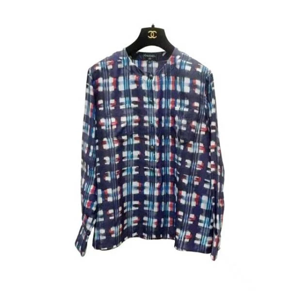 妃鱼/香奈儿/真丝/上衣/95新/M2/12