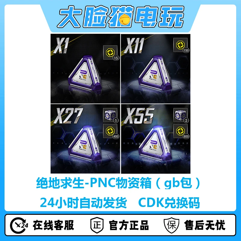 PUBG绝地求生2025PNC物资箱CDK兑换码gb包吃鸡激活码