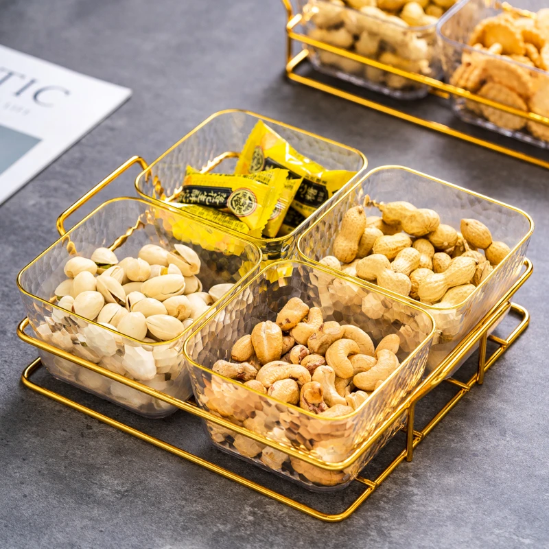 网红水果盘塑料ktv果盘足浴棋牌台球商用果盘最新款2025高档大气