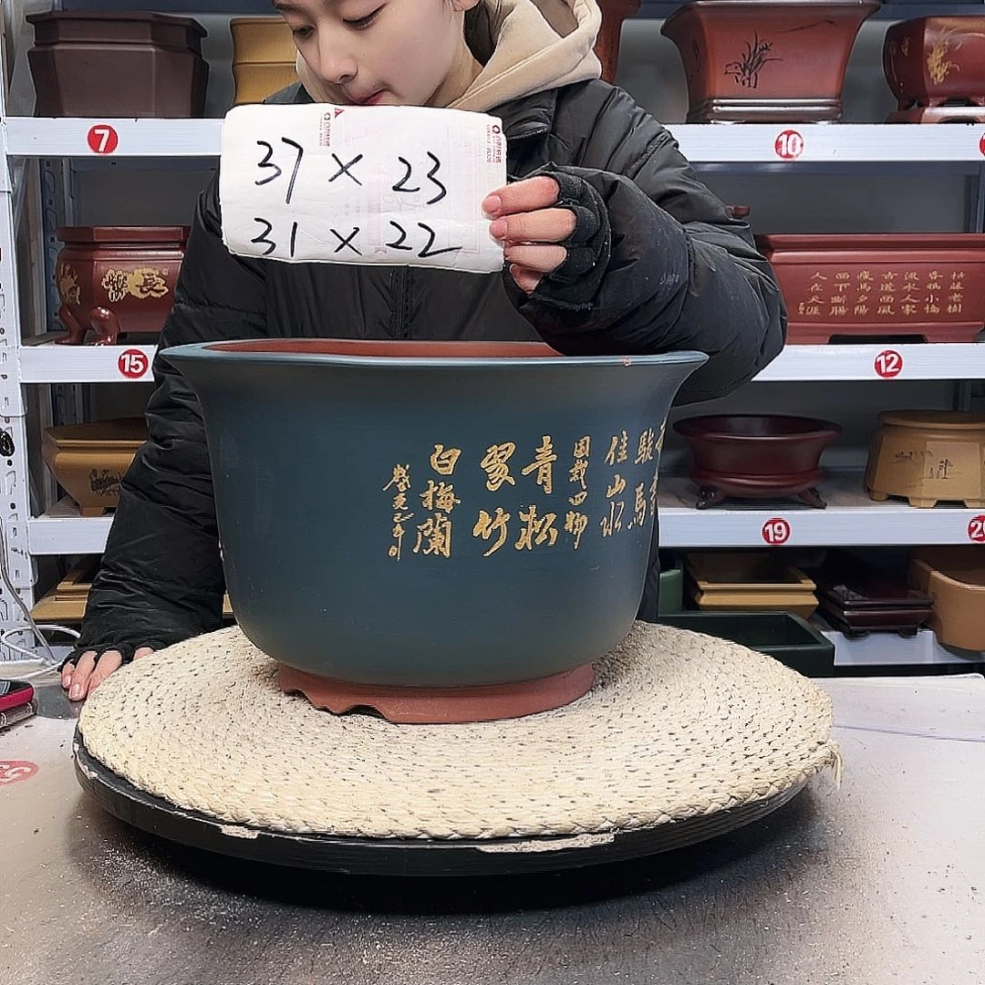 紫砂花盆紫砂花盆