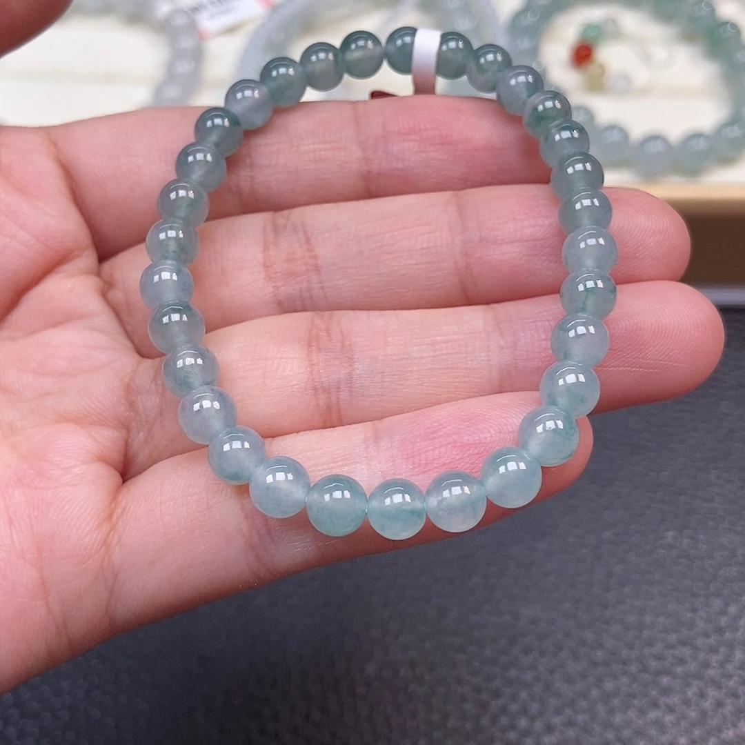 翡翠未镶嵌手链卡6