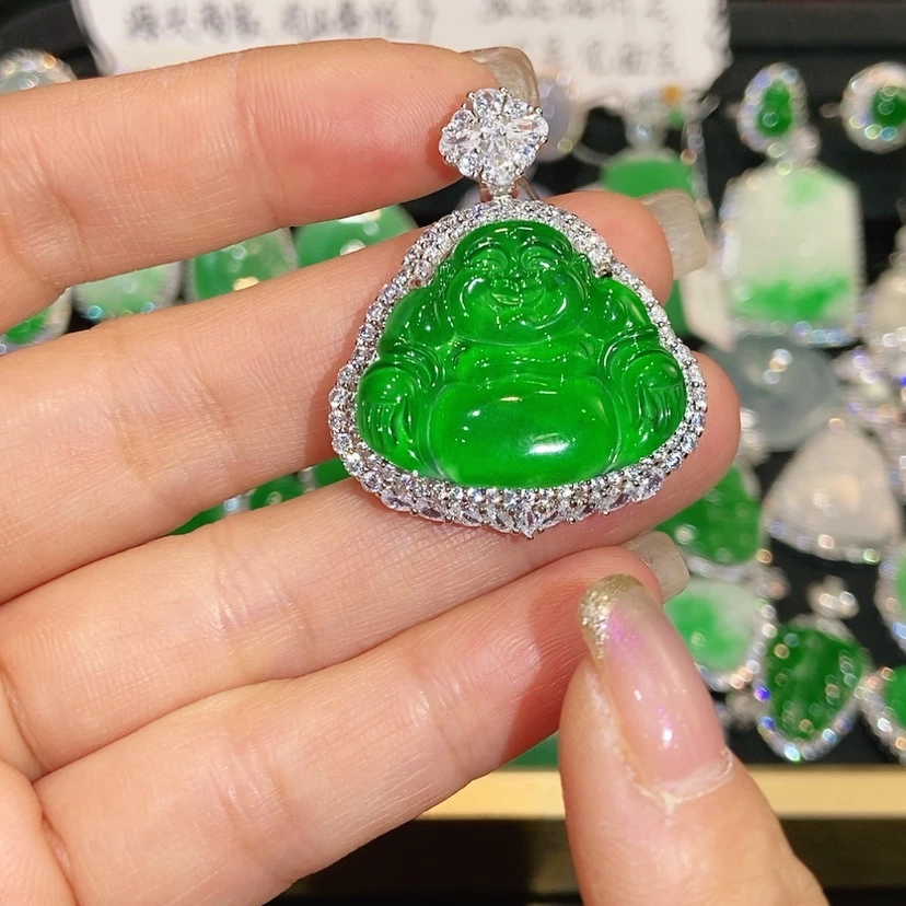 【闪购商品】颈饰未镶嵌翡翠艺*天然翡翠