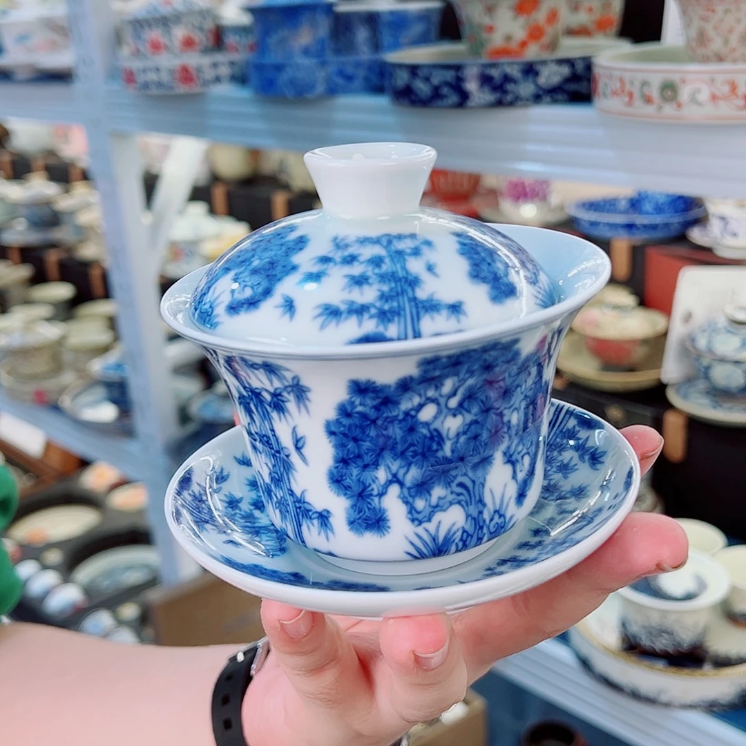 盖碗很漂亮我很喜欢