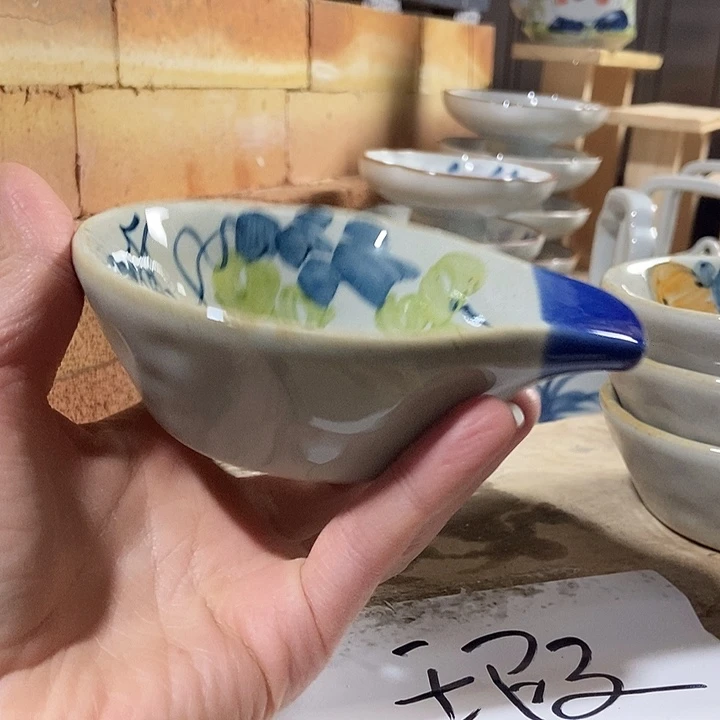 微瑕 景德镇手绘高温釉下彩