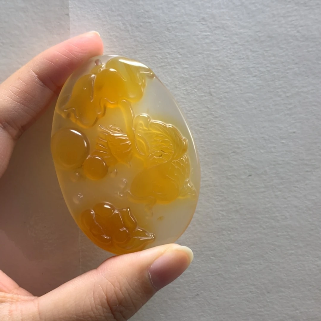 手镯玛瑙/玉髓未镶嵌吊坠
