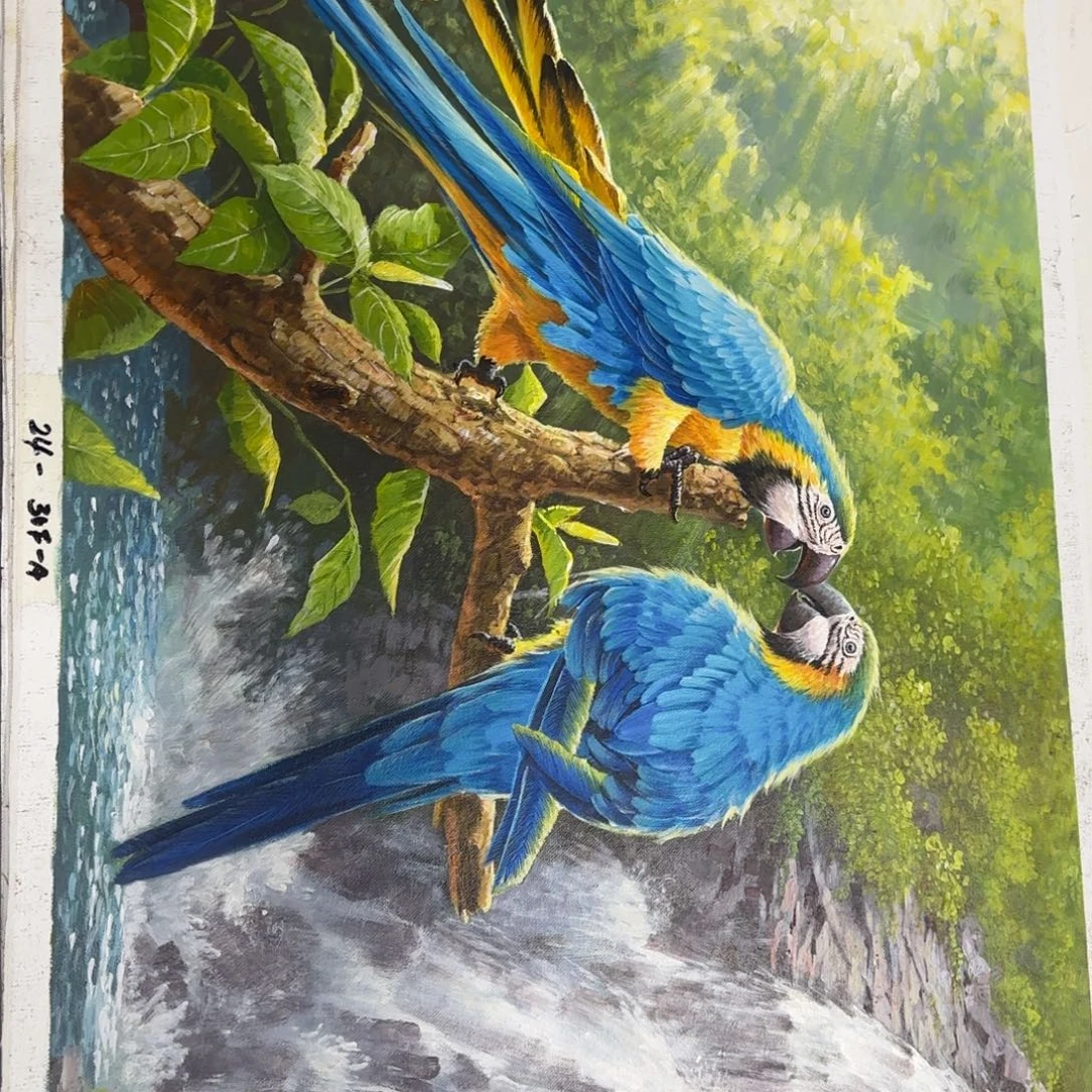 油画不知道为什么我的