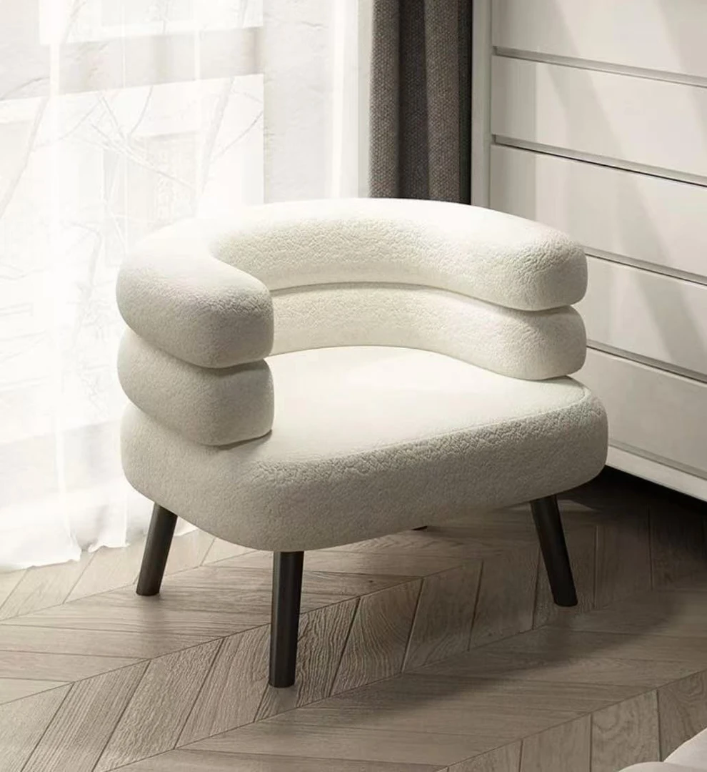 羊羔绒懒人椅客厅单人简约气床