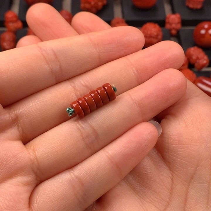 南红玛瑙隔片7MM未镶嵌