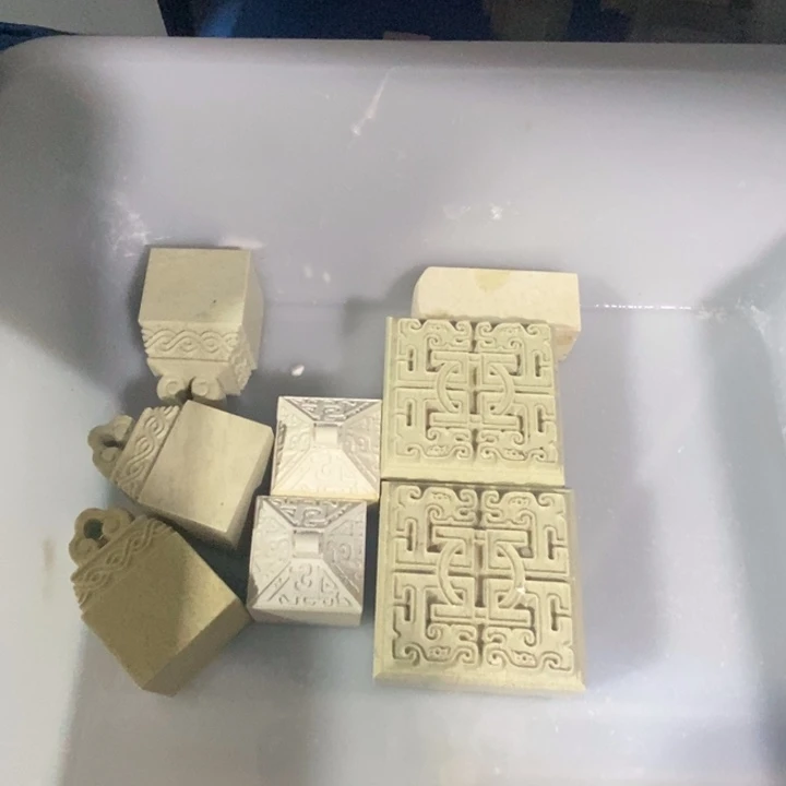 青田石墨****室新矿印石各尺寸
