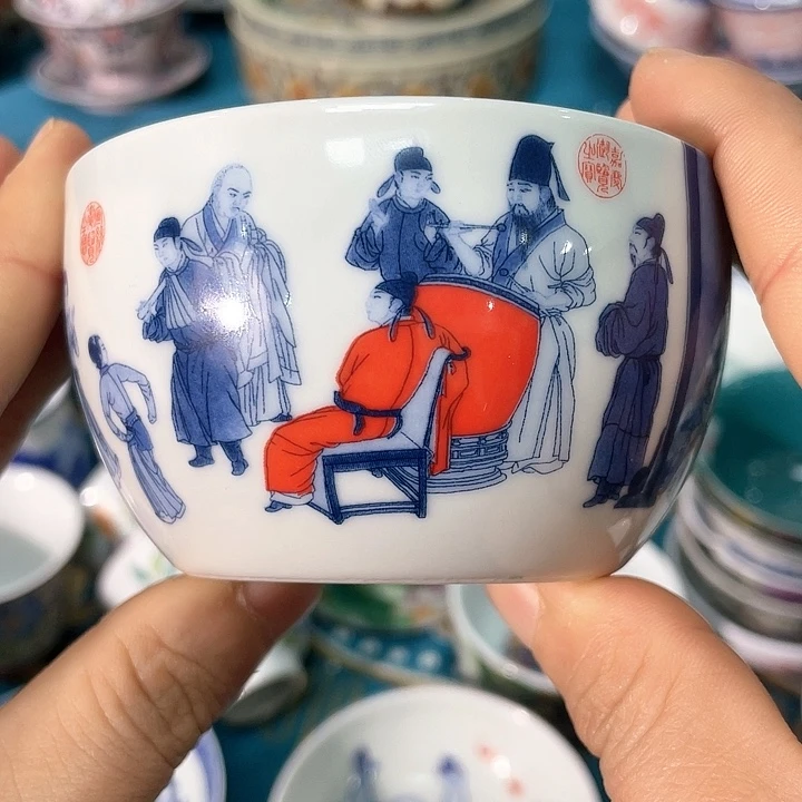 景德镇陶瓷主人杯1344556