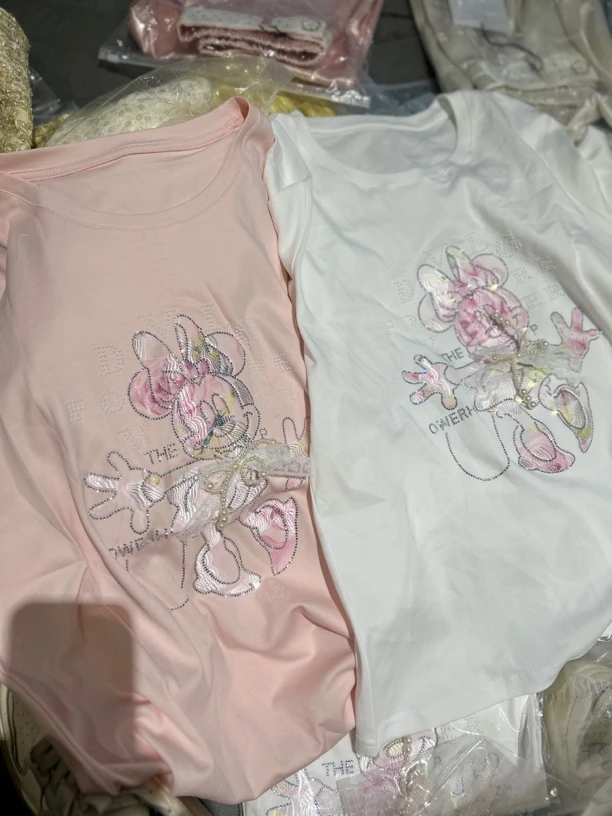 【芷希女装】吸汗圆领T恤公主长袖半袖重工百搭