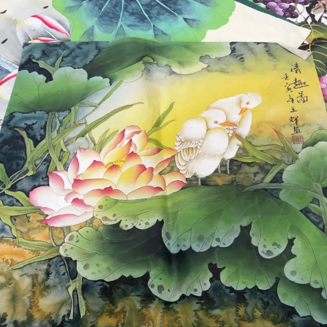 国画国画作品画画一个作品