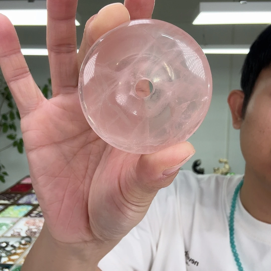 水晶未镶嵌手链粉水