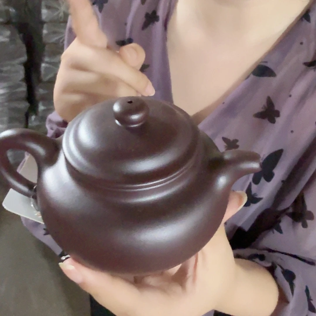 紫砂茶壶宜兴原矿紫砂龙血砂