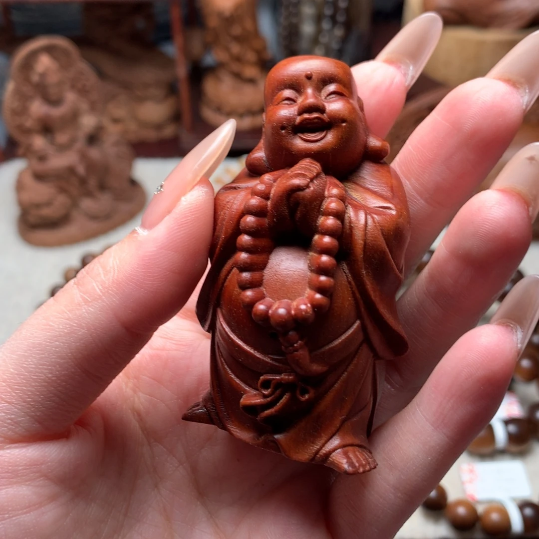 檀香木把件老山檀香小米勒微瑕