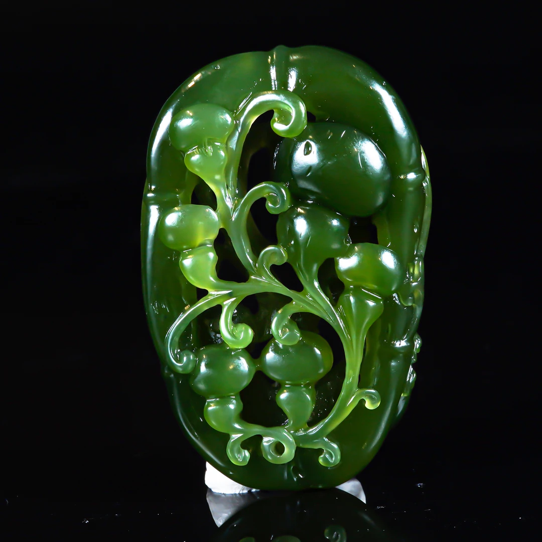 LOT.010俄碧冰种巧雕葫芦佩X1716