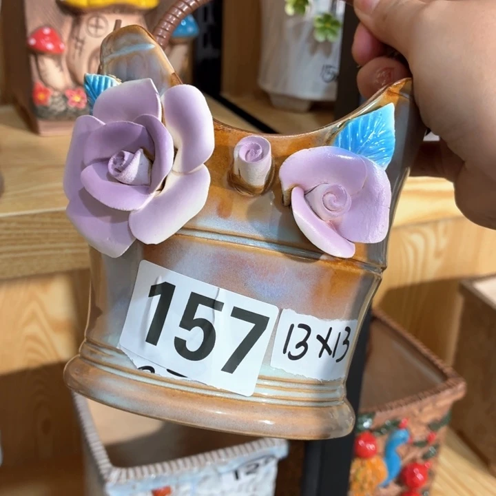 多肉花盆满15包邮