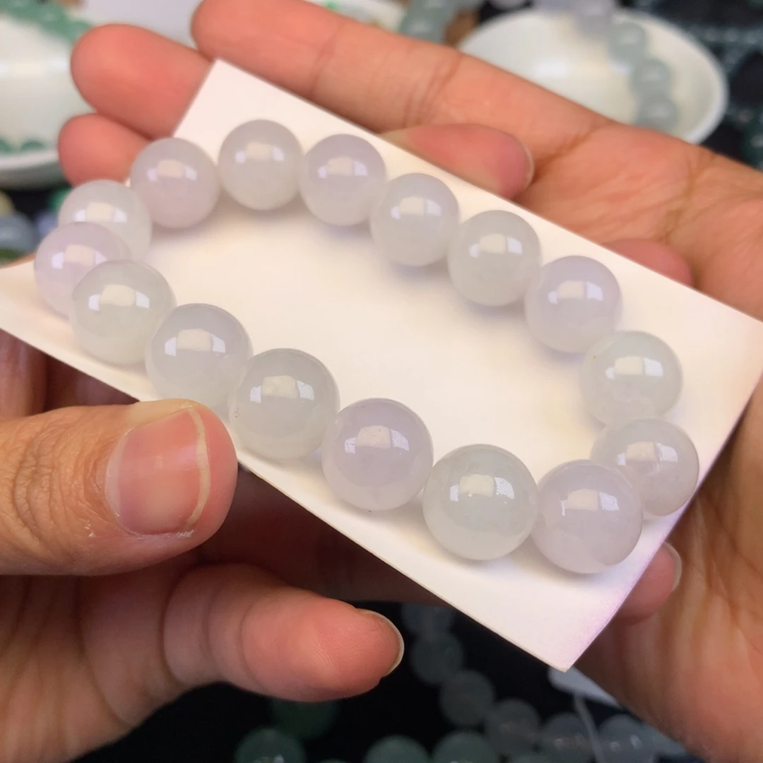 翡翠未镶嵌颈饰天然缅甸翡翠A货12.3